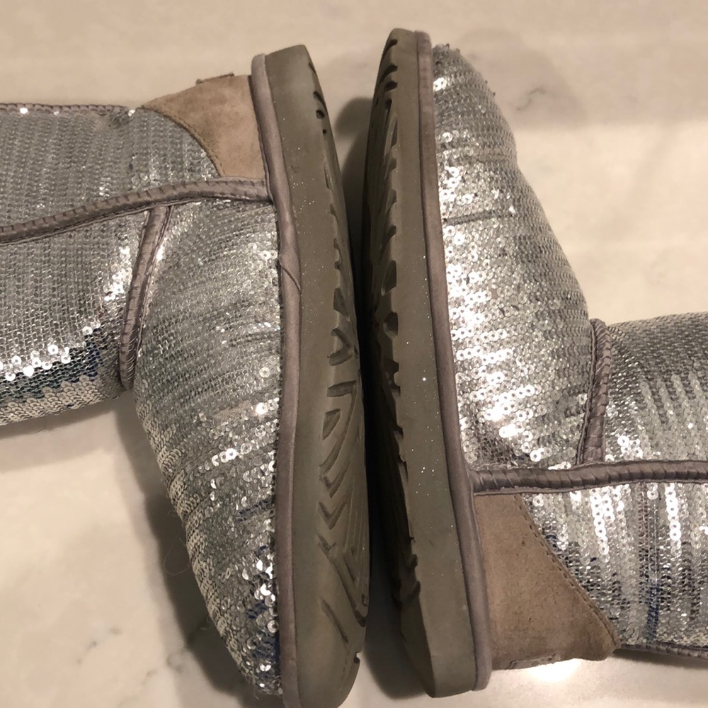 Sparkling Ugg Boots With Sequence - image 5